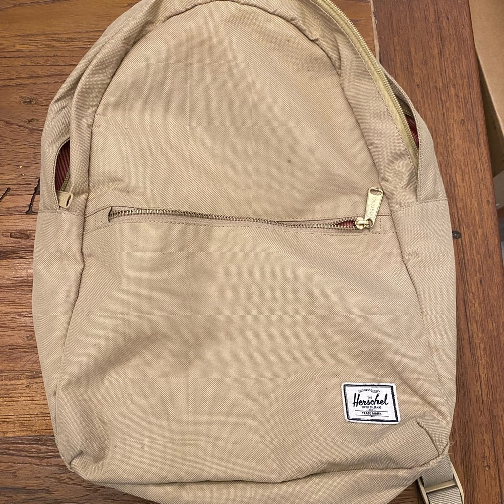Herschel tan backpack